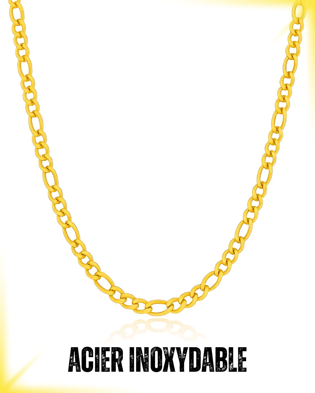 PACK GOLD - Maillot OVERSIZE EN PLIS + Chaîne HOUEL