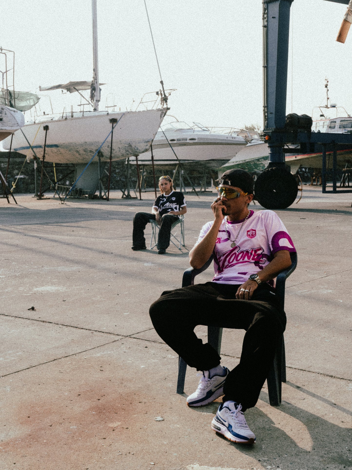 Maillot LZN x MYFOOTRUN - Rose